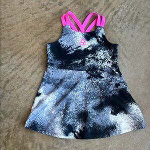 Reebok Girls' Pink and Black Athletic Dress